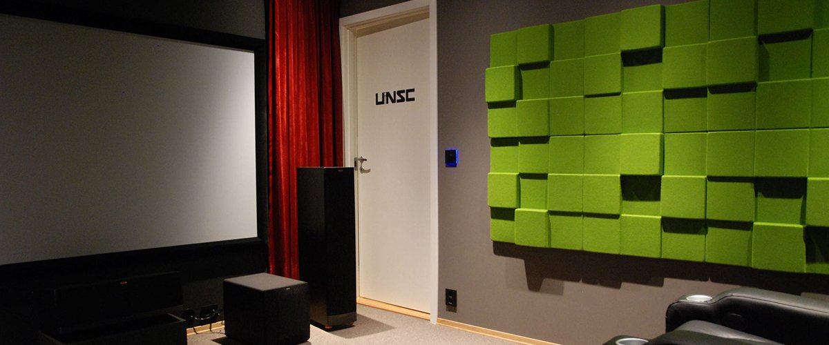 Sala Home Theater insonorizzata